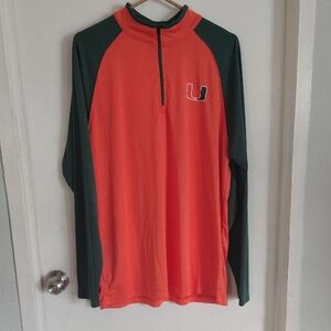 Stadium Athletics Orange and Green Rash Guard